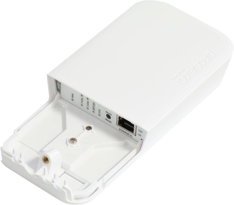 картинка Точка доступа [RBwAPG-5HacT2HnD] Mikrotik wAP ac (White) 2.4+5 ГГц, гигабитный порт, корпус белого ц от магазина 4Д-Системы